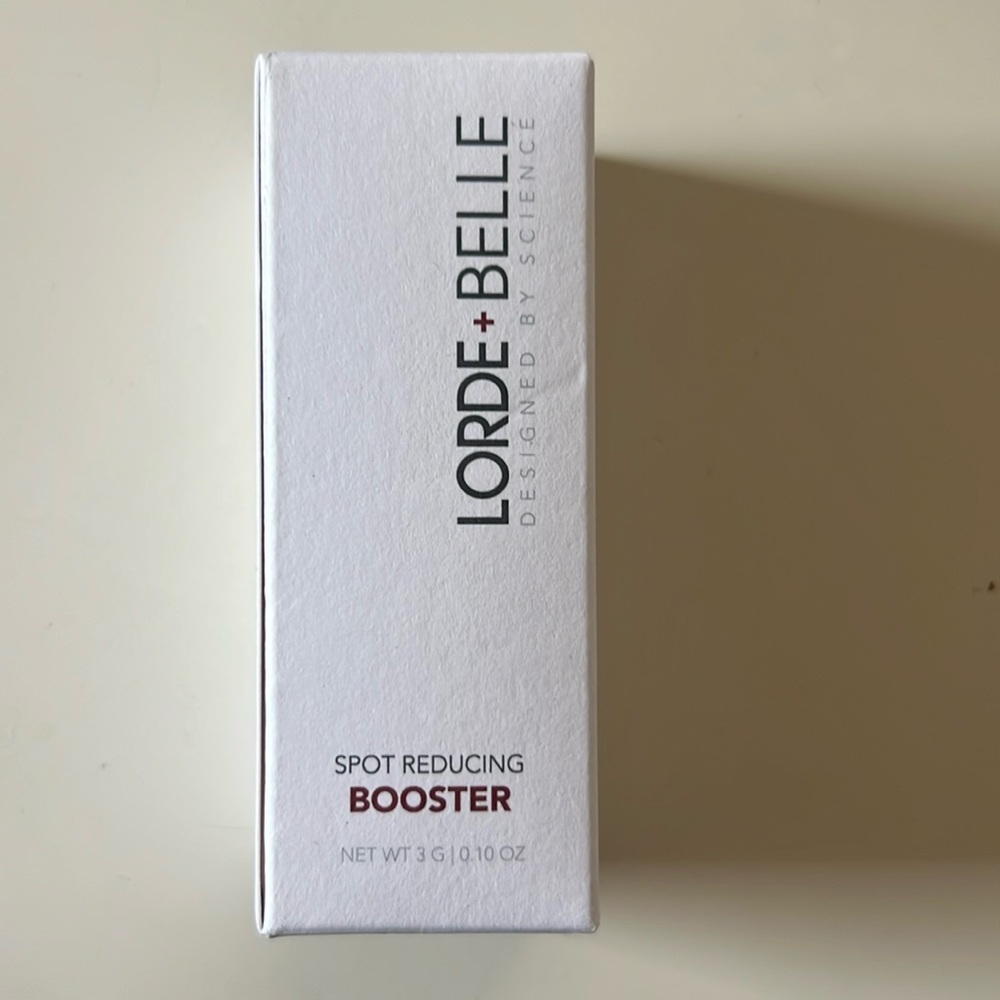 Lorde + Belle Spot Reducing Booster Powder, $59 retail